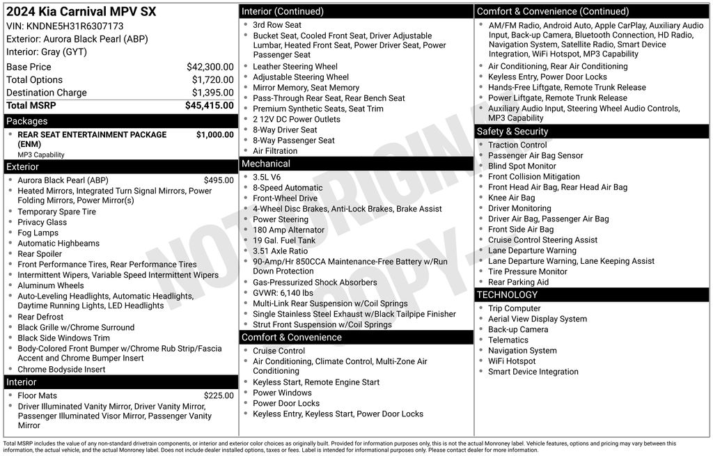 2024 Kia Carnival SX - Photo 30