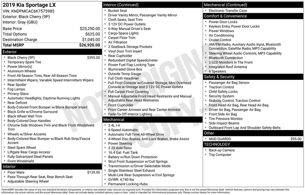 2019 Kia Sportage LX - Photo 28