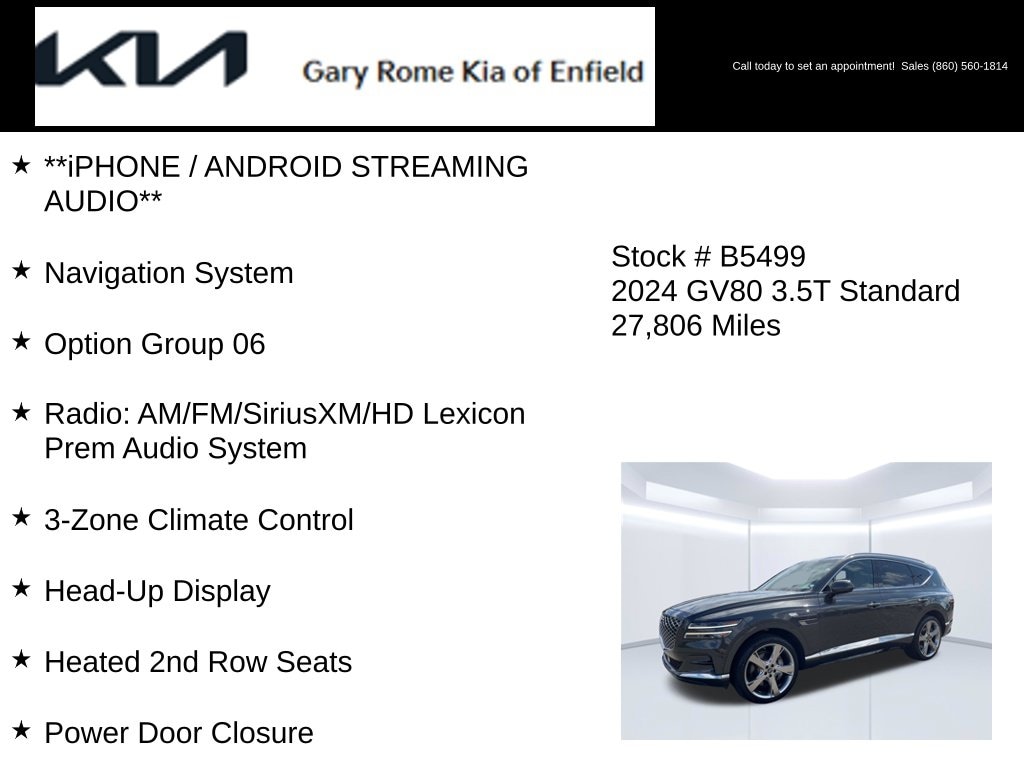 2024 GENESIS GV80 Standard - Photo 14