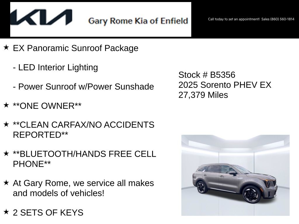 2025 Kia Sorento EX - Photo 7