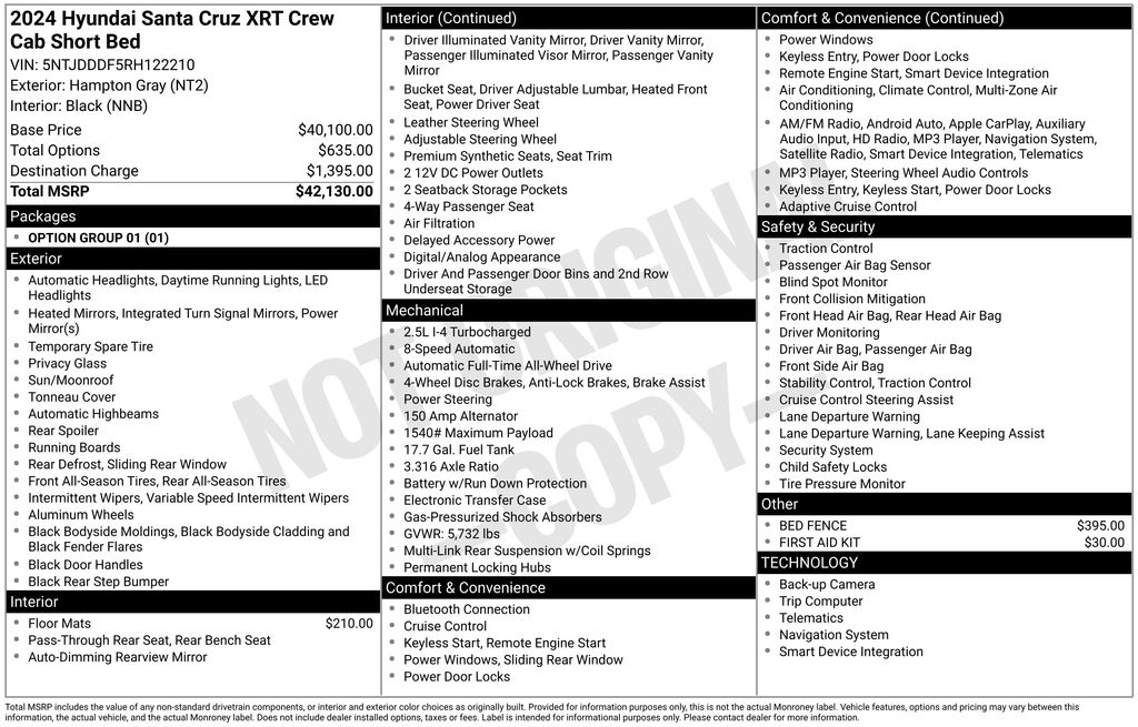 2024 Hyundai Santa Cruz XRT - Photo 29