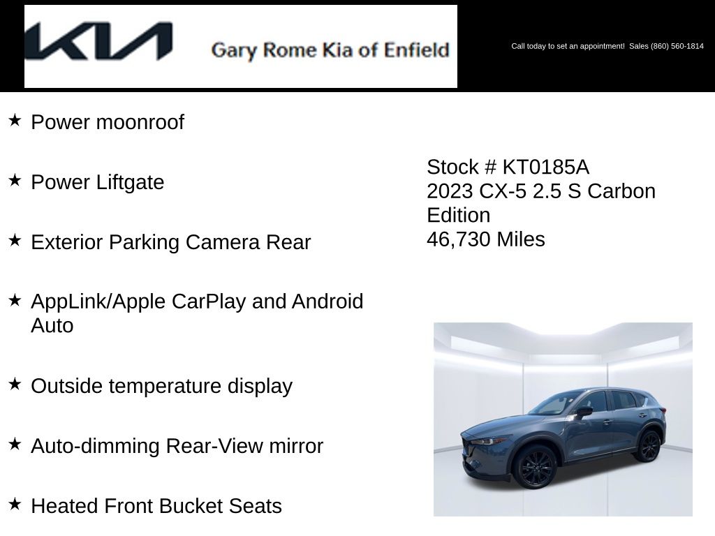 2023 Mazda CX-5 S Carbon Edition - Photo 20