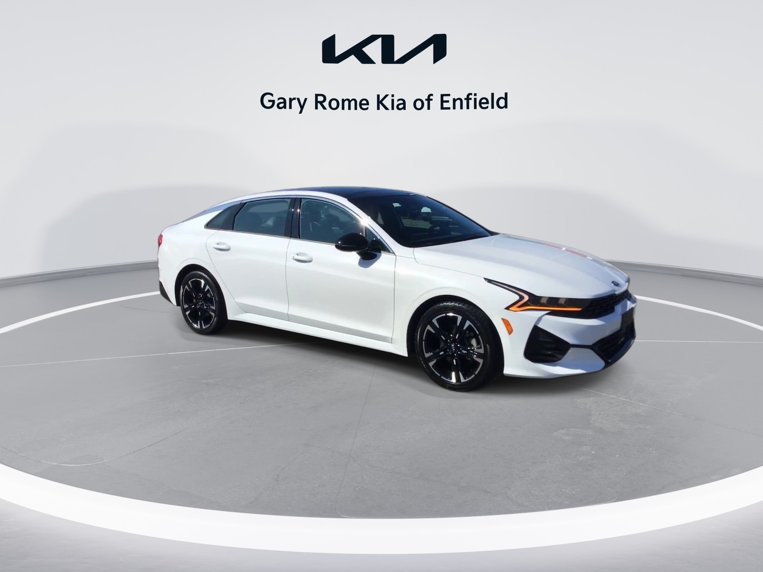 Certified 2021 Kia K5 GT-Line with VIN 5XXG64J20MG047876 for sale in Enfield, CT