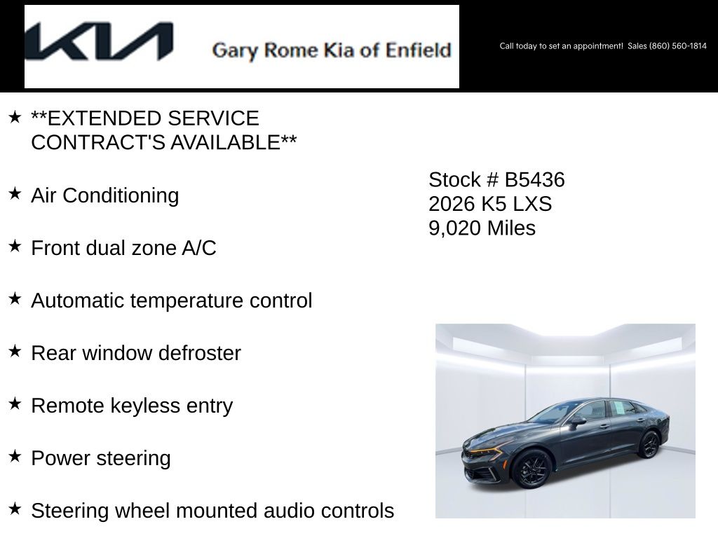 2026 Kia K5 LXS - Photo 14