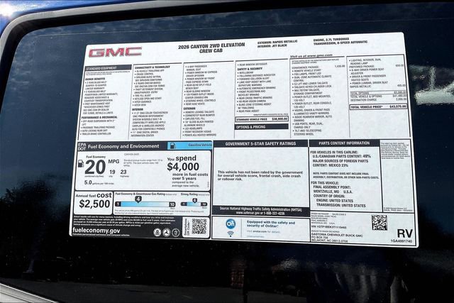 2026 GMC Canyon Elevation - Photo 15
