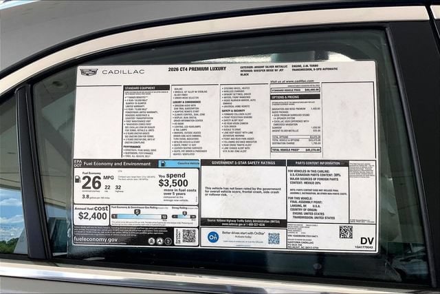 2026 Cadillac CT4 Premium Luxury - Photo 15