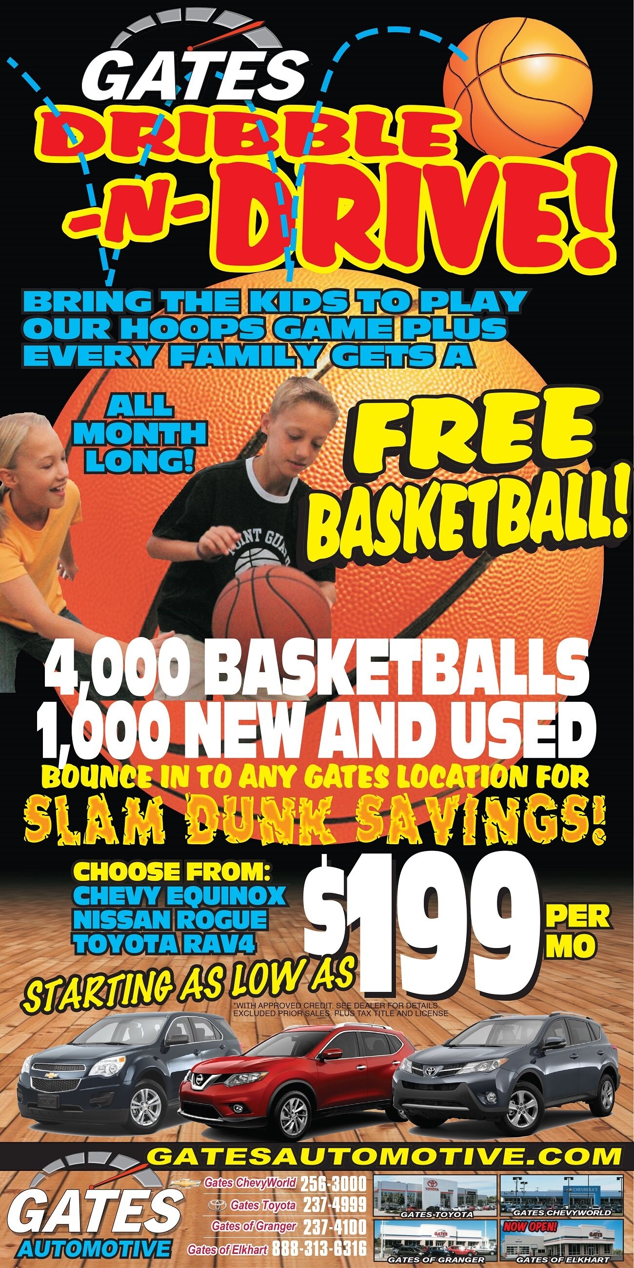 Dribble & Drive Event Only at Gates Automotive Gates Automotive Group