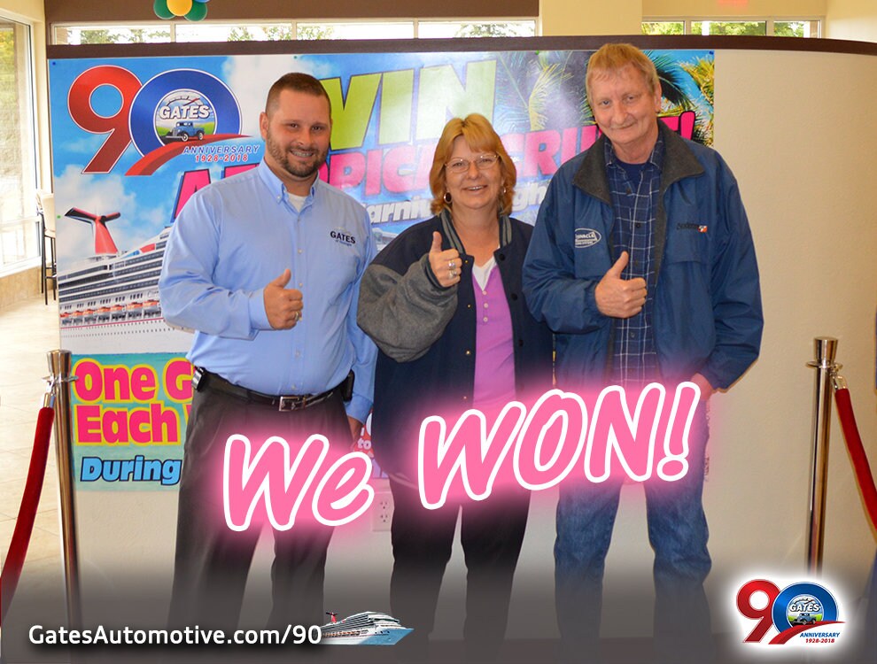 Gates 90th Anniversary Win a FREE Luxury Cruise Gates Automotive Gates Automotive Group