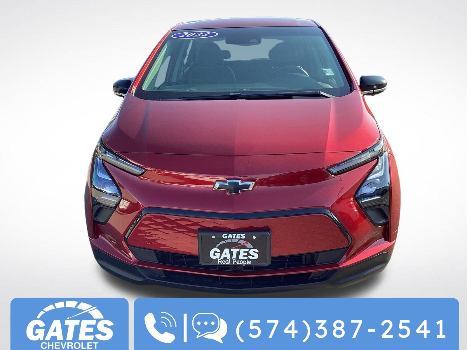 Used 2022 Chevrolet Bolt EV LT with VIN 1G1FW6S05N4100497 for sale in South Bend, IN