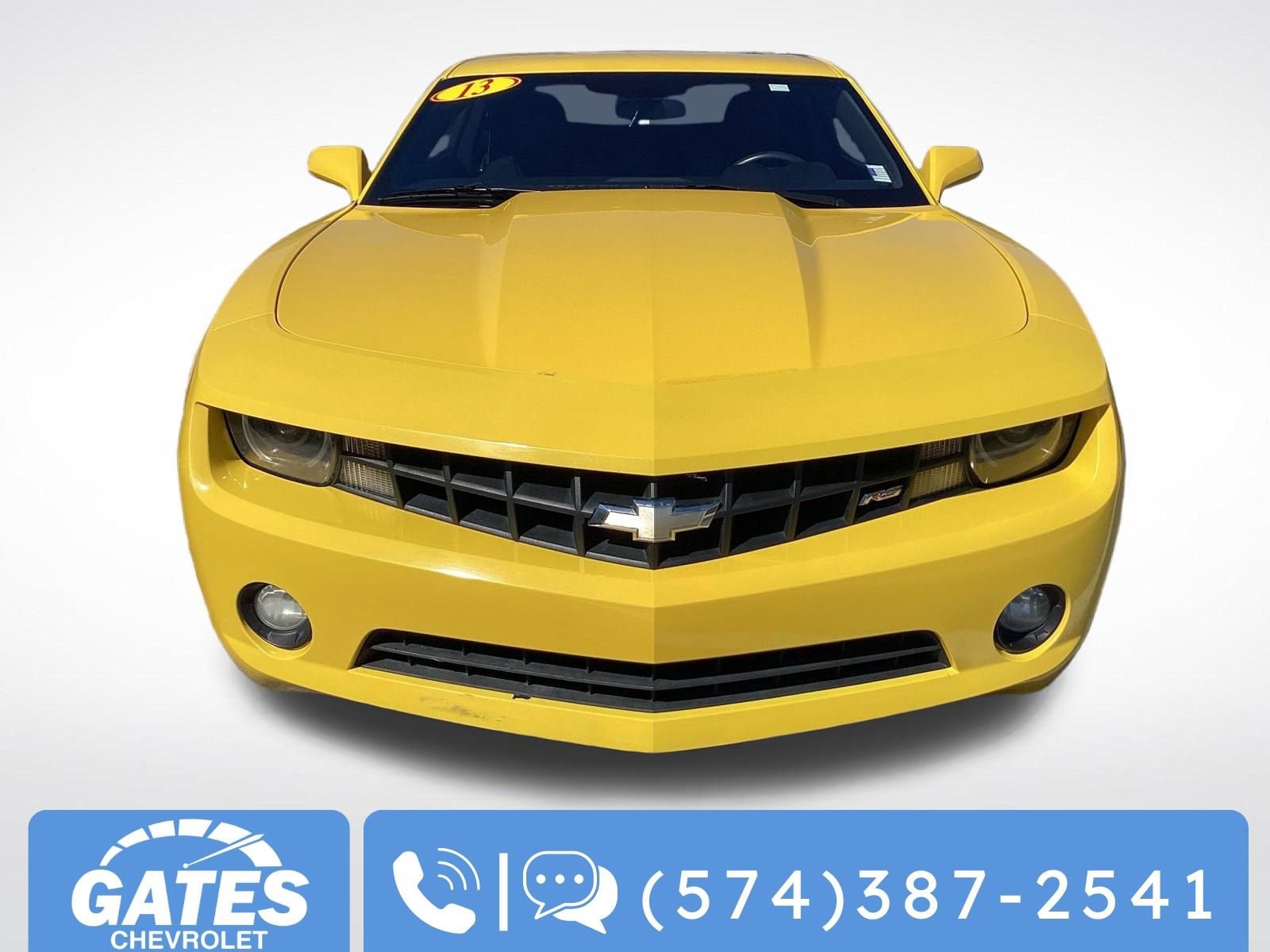 Used 2013 Chevrolet Camaro 1LT with VIN 2G1FB1E30D9186544 for sale in South Bend, IN