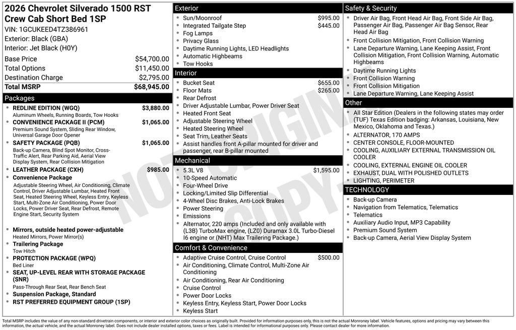 2026 Chevrolet Silverado 1500 RST - Photo 12