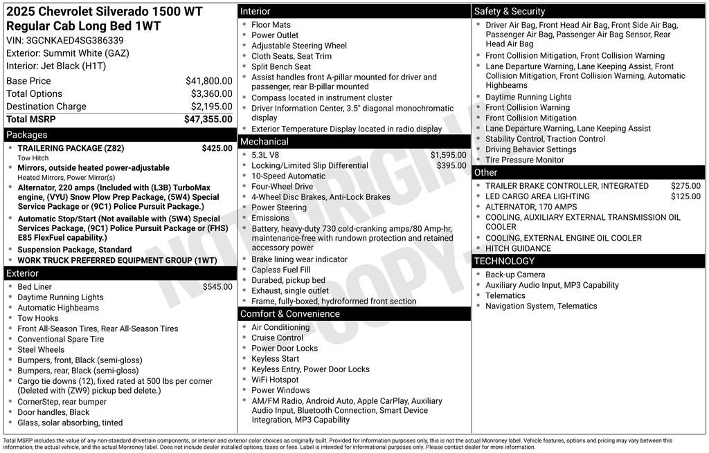 2025 Chevrolet Silverado 1500 Work Truck - Photo 12