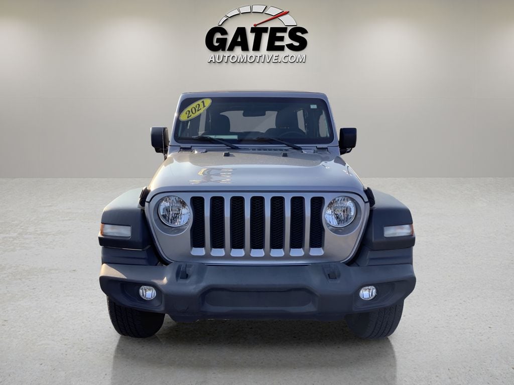 Used 2021 Jeep Wrangler Unlimited Sport with VIN 1C4HJXDG8MW623093 for sale in Mishawaka, IN