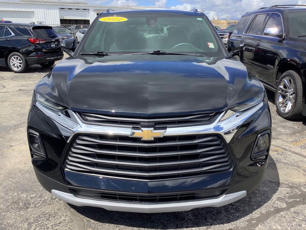 Used 2021 Chevrolet Blazer 2LT with VIN 3GNKBCRS4MS549845 for sale in Mishawaka, IN