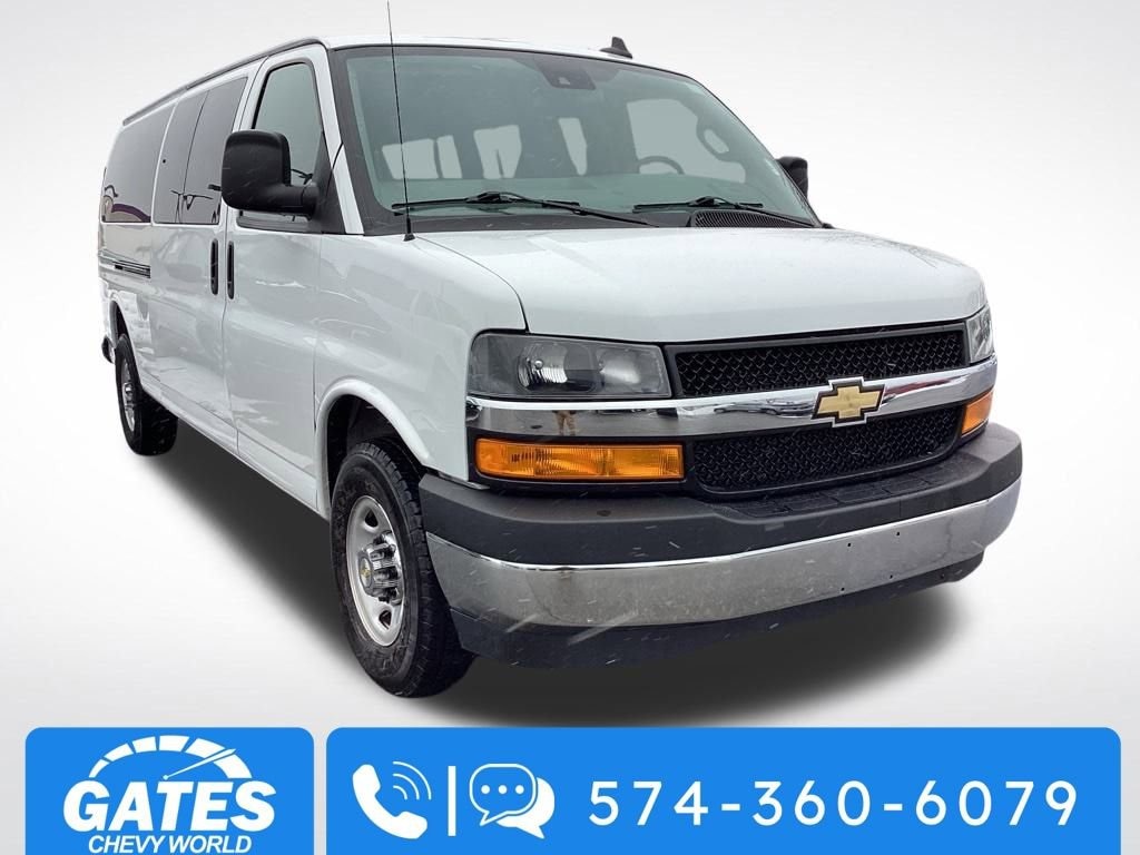Used 2024 Chevrolet Express Passenger 3500 1LT Van Extended Passenger Van