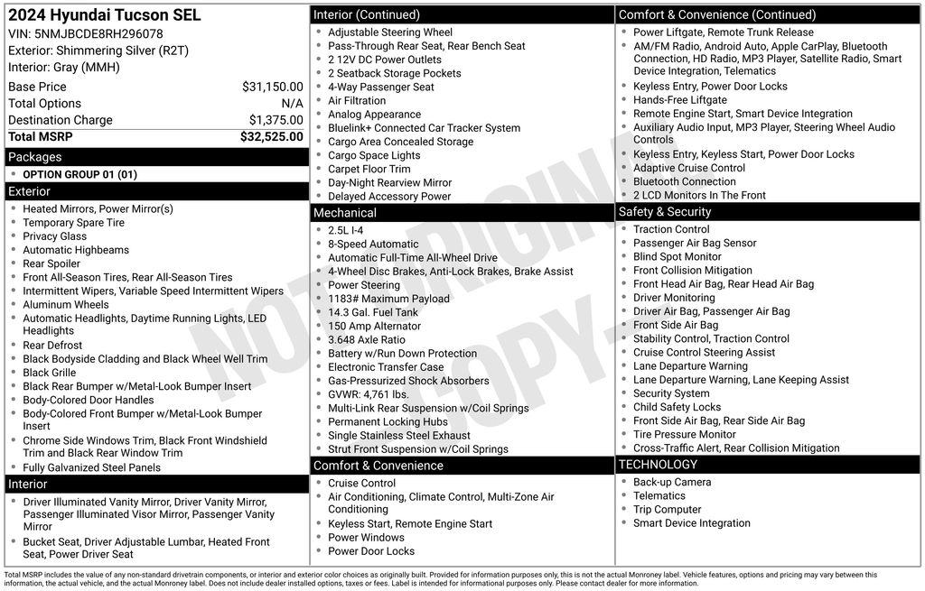2024 Hyundai Tucson SEL - Photo 12