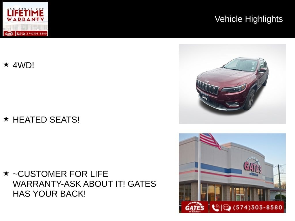 Used 2020 Jeep Cherokee Limited SUV