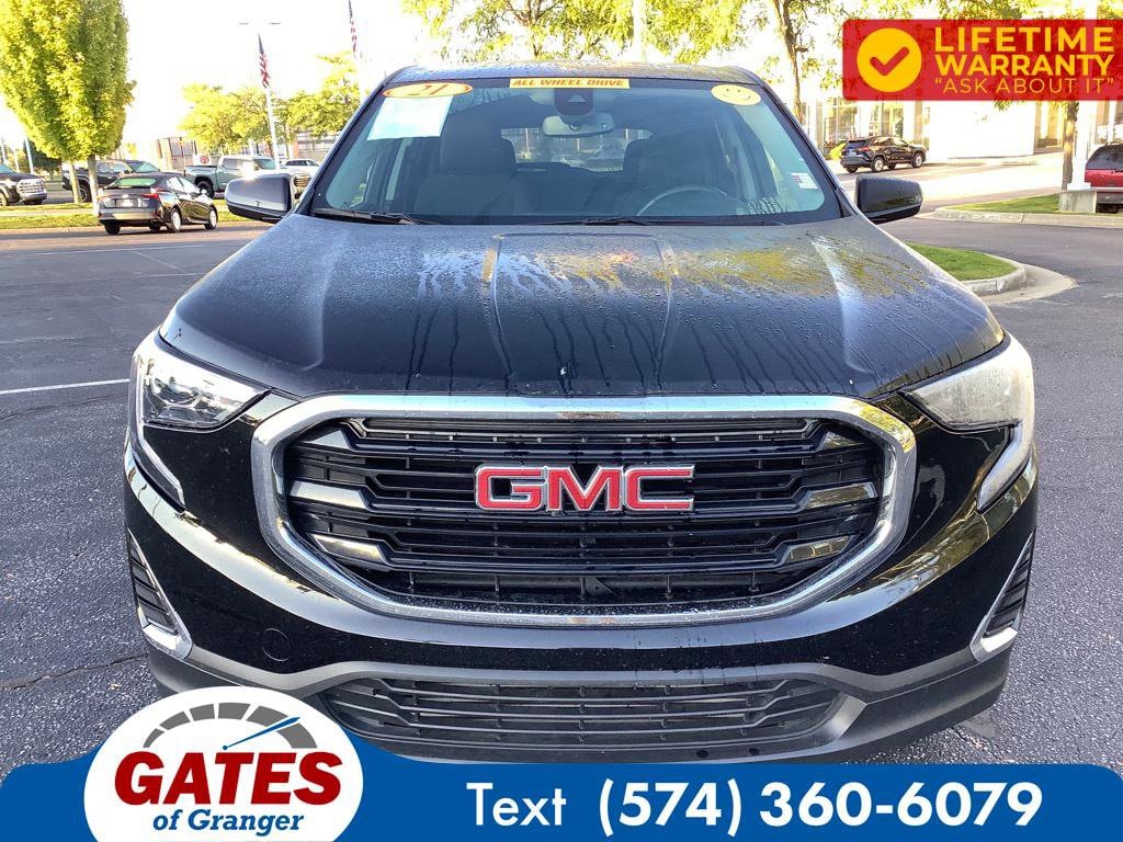 Used 2021 GMC Terrain SLE with VIN 3GKALTEVXML346264 for sale in South Bend, IN