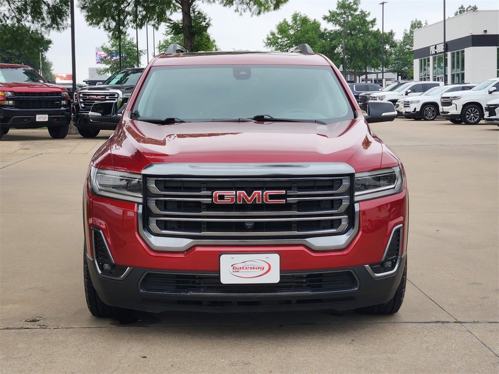 Used 2023 GMC Acadia AT4 with VIN 1GKKNLLS7PZ221727 for sale in Dallas, TX