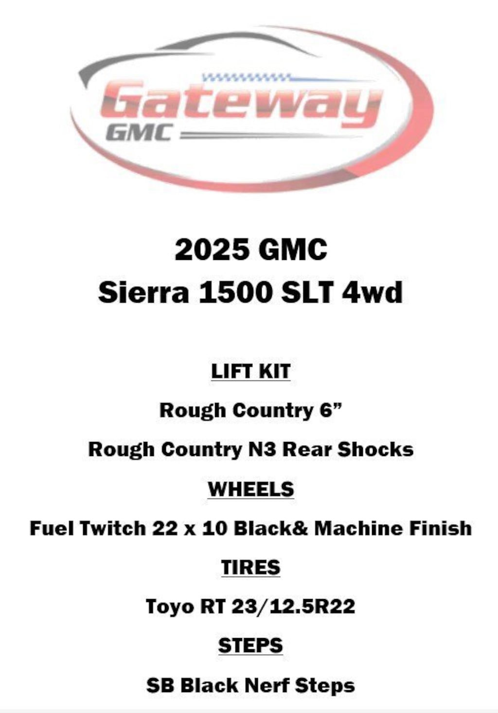 New 2026 GMC Sierra 1500 SLT Truck