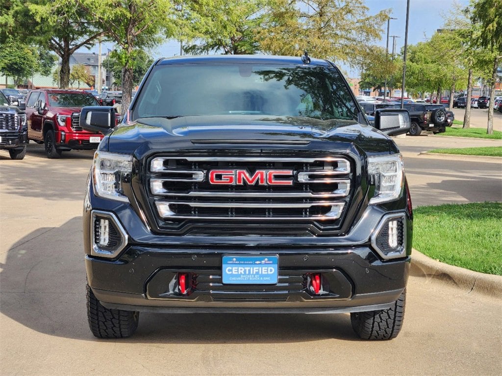 Certified 2020 GMC Sierra 1500 AT4 with VIN 3GTP9EEL9LG450444 for sale in Dallas, TX