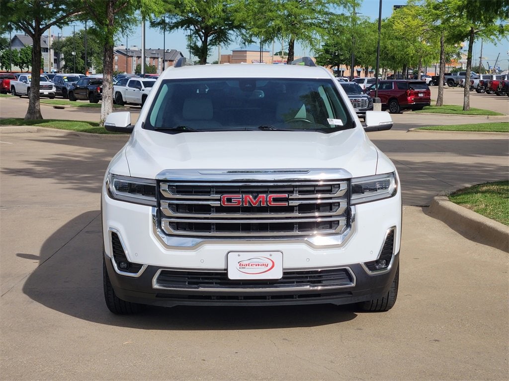Used 2021 GMC Acadia SLT with VIN 1GKKNMLSXMZ191818 for sale in Dallas, TX