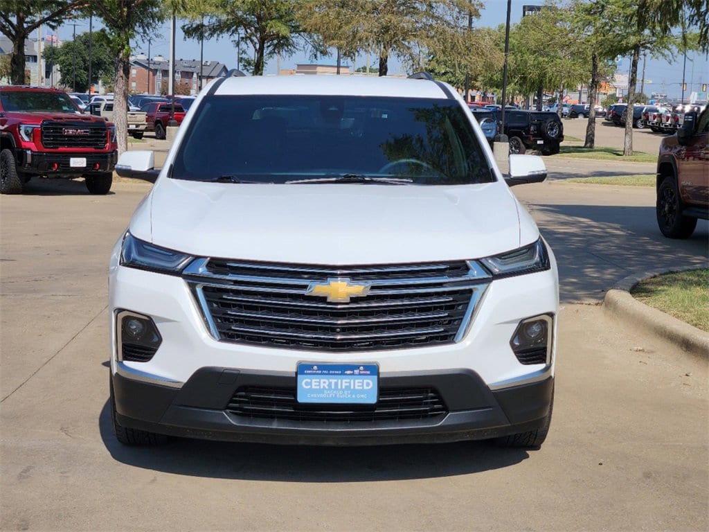 Certified 2022 Chevrolet Traverse 3LT with VIN 1GNERHKW4NJ142792 for sale in Dallas, TX