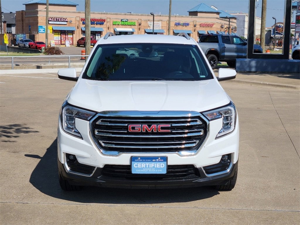 Certified 2022 GMC Terrain SLT with VIN 3GKALPEV8NL164670 for sale in Dallas, TX