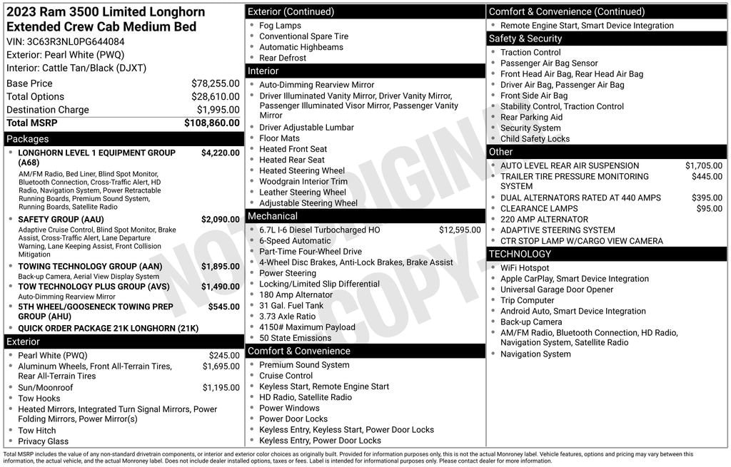 2023 RAM Ram 3500 Pickup