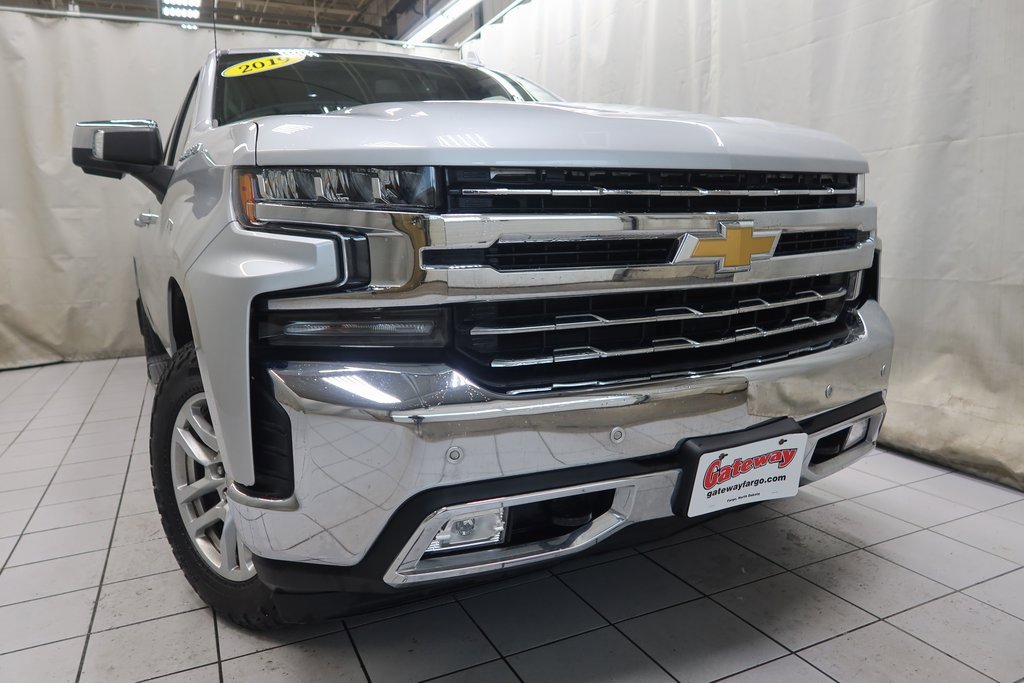 Used 2019 Chevrolet Silverado 1500 LTZ with VIN 1GCUYGED6KZ227500 for sale in Fargo, ND