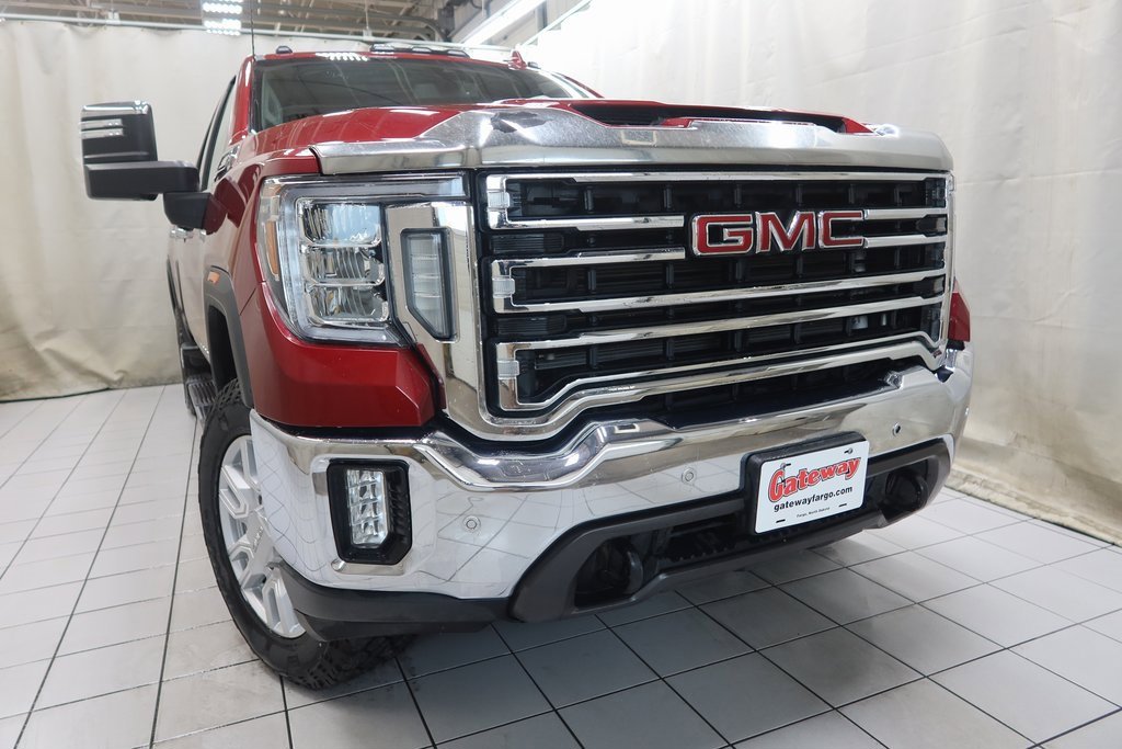 Used 2020 GMC Sierra 2500HD SLT with VIN 1GT49NEY7LF300610 for sale in Fargo, ND