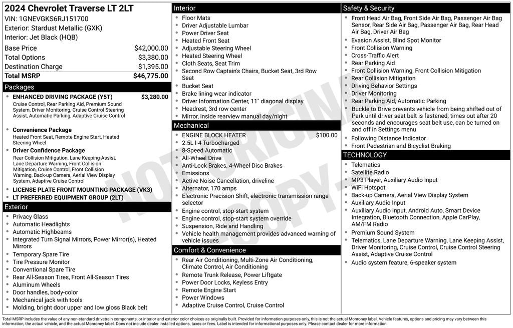 2024 Chevrolet Traverse