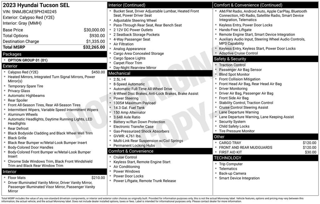 2023 Hyundai Tucson SEL - Photo 6