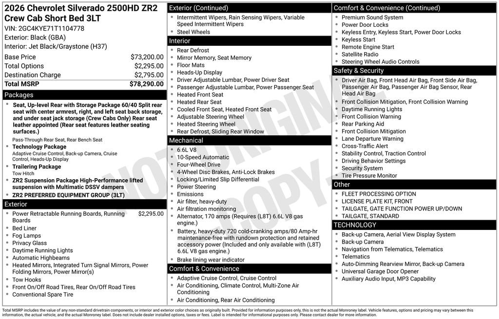 2026 Chevrolet Silverado 2500HD