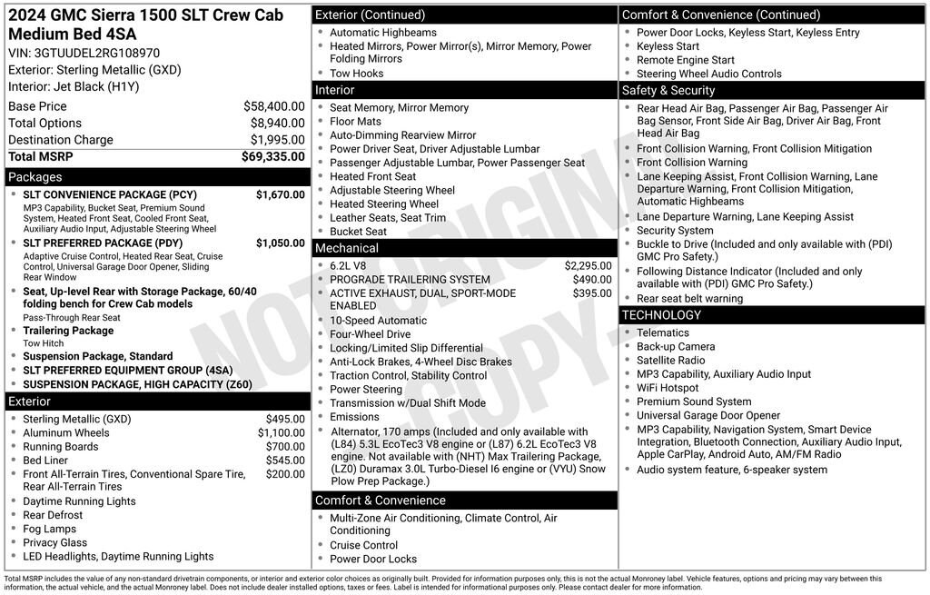 Used 2024 GMC Sierra 1500 SLT Truck