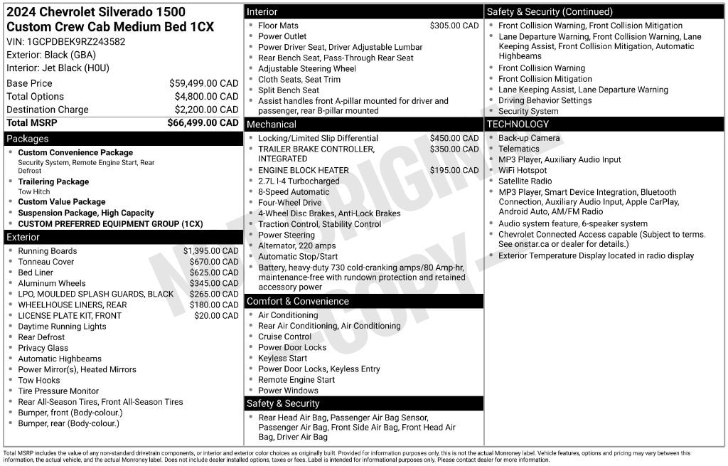 2024 Chevrolet Silverado 1500