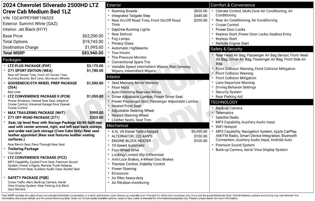 2024 Chevrolet Silverado 2500HD