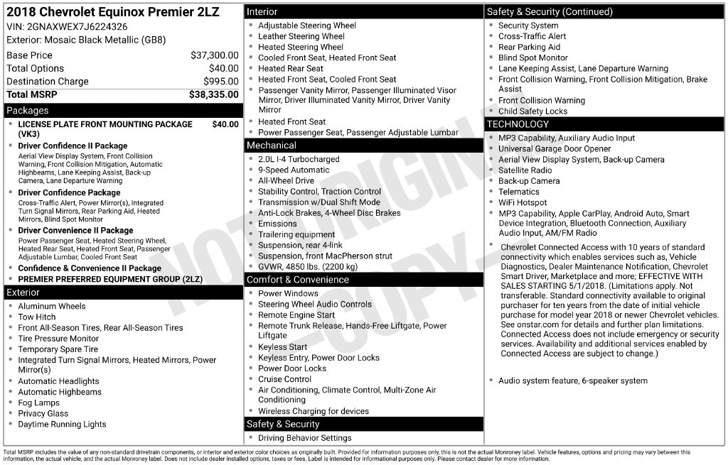 2018 Chevrolet Equinox