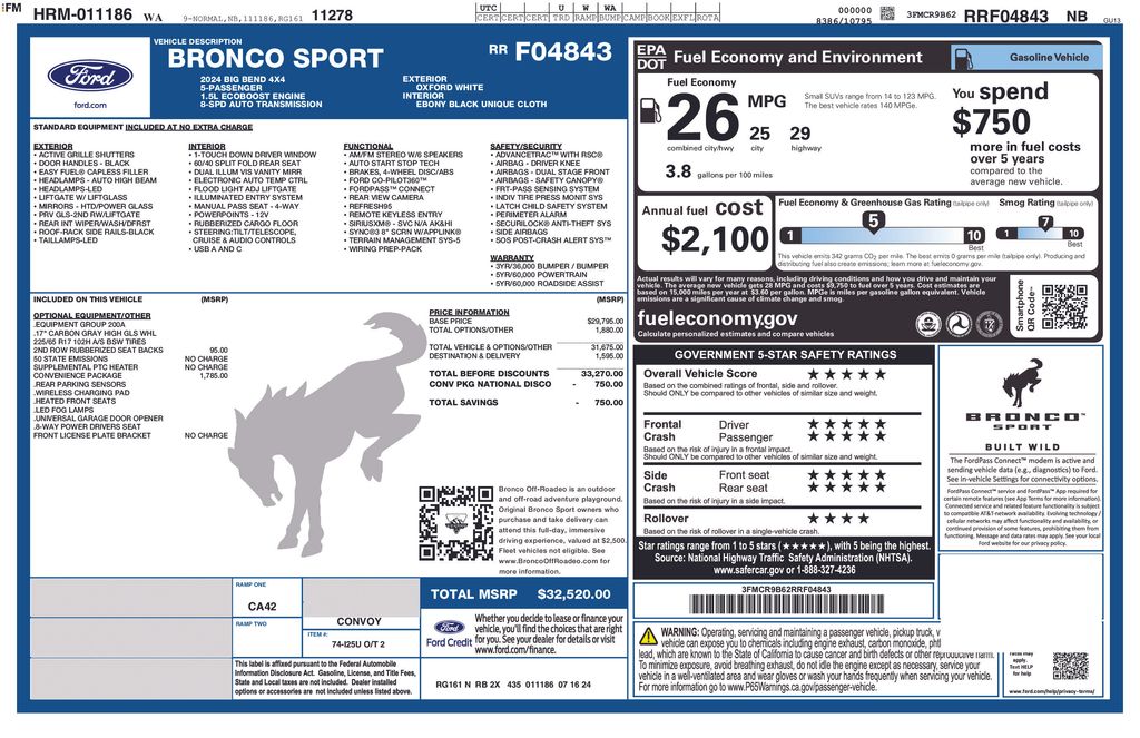 2024 Ford Bronco Sport