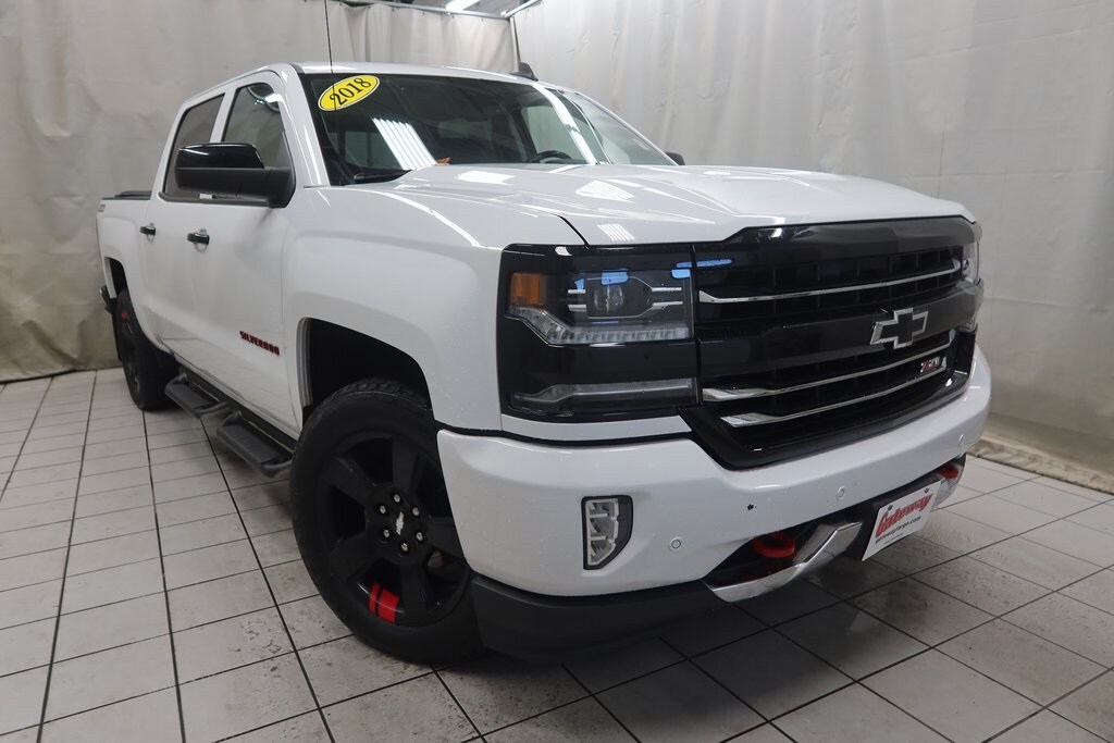 Used 2018 Chevrolet Silverado 1500 LTZ Truck Crew Cab