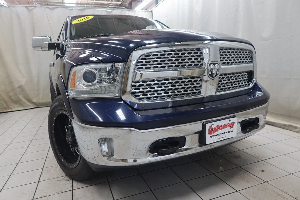 Used 2016 RAM Ram 1500 Pickup Laramie with VIN 1C6RR7NT5GS273157 for sale in Fargo, ND