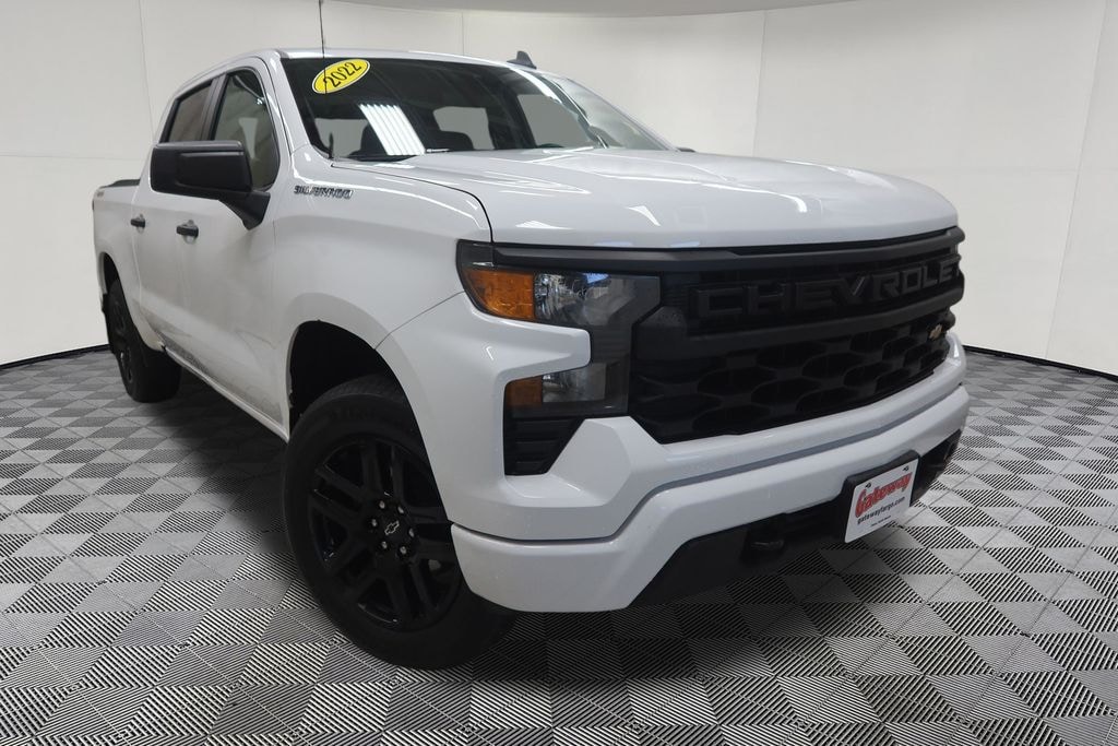 Used 2022 Chevrolet Silverado 1500 Custom Truck Crew Cab