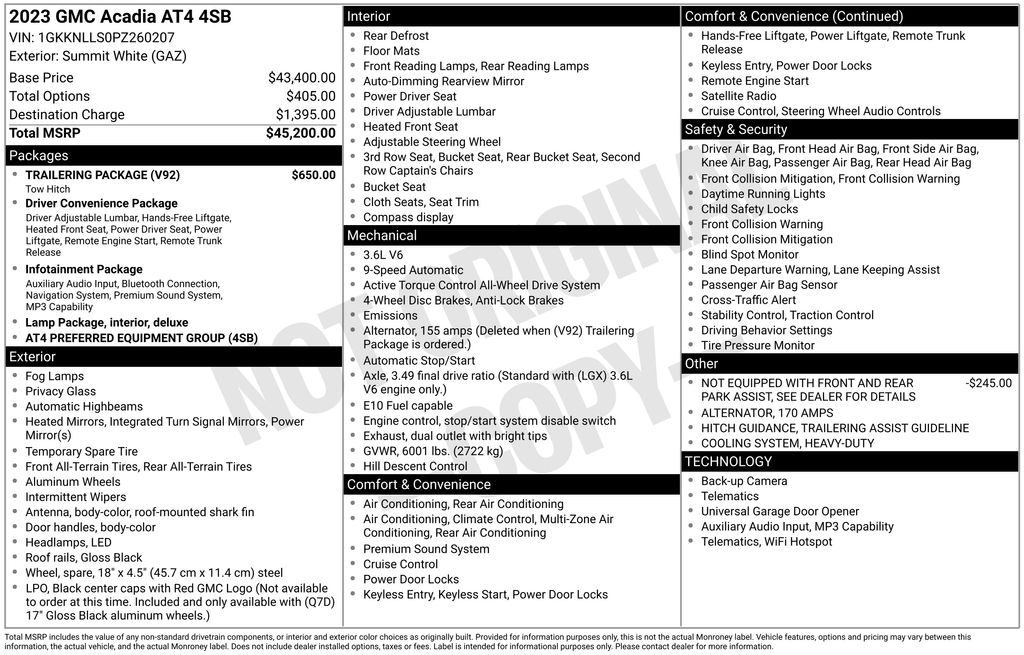2023 GMC Acadia AT4 AWD's photo