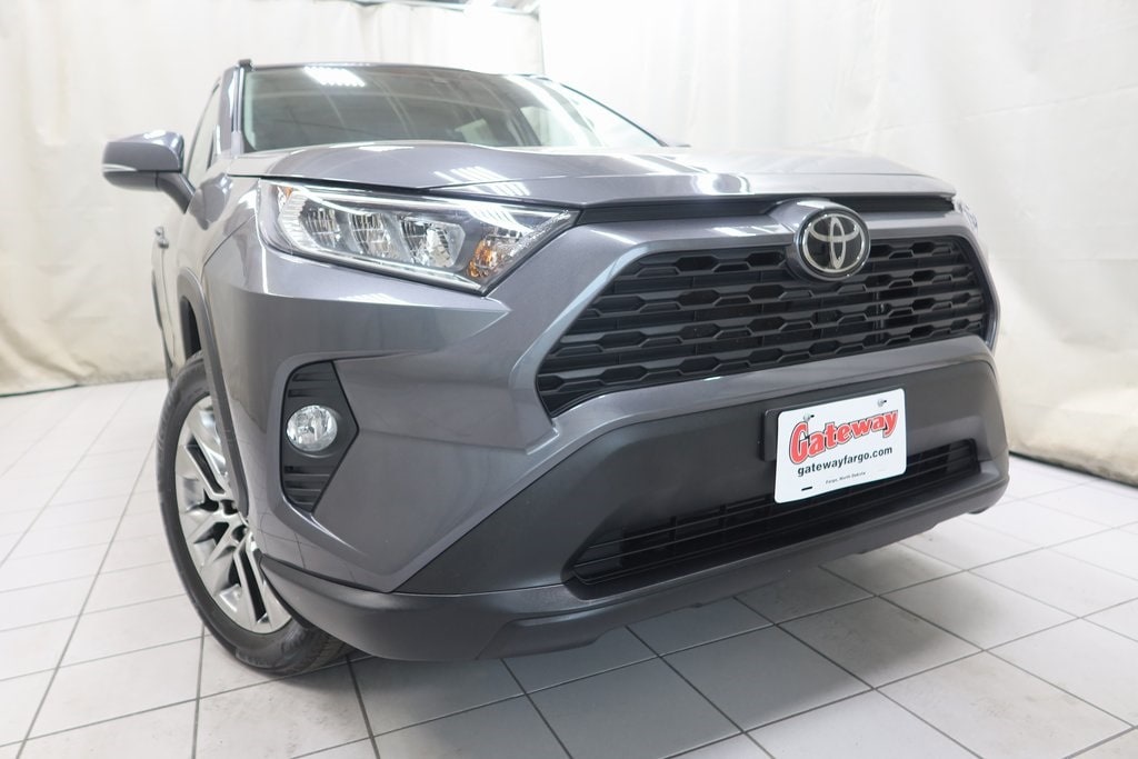 Used 2021 Toyota RAV4 XLE Premium with VIN 2T3A1RFV5MC210864 for sale in Fargo, ND