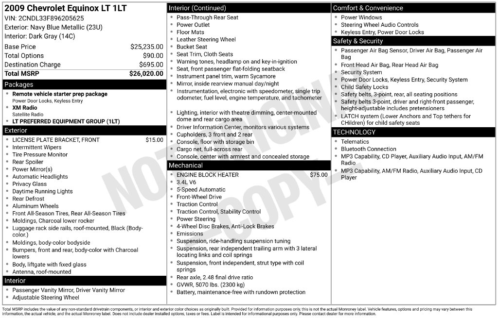  Chevrolet Equinox