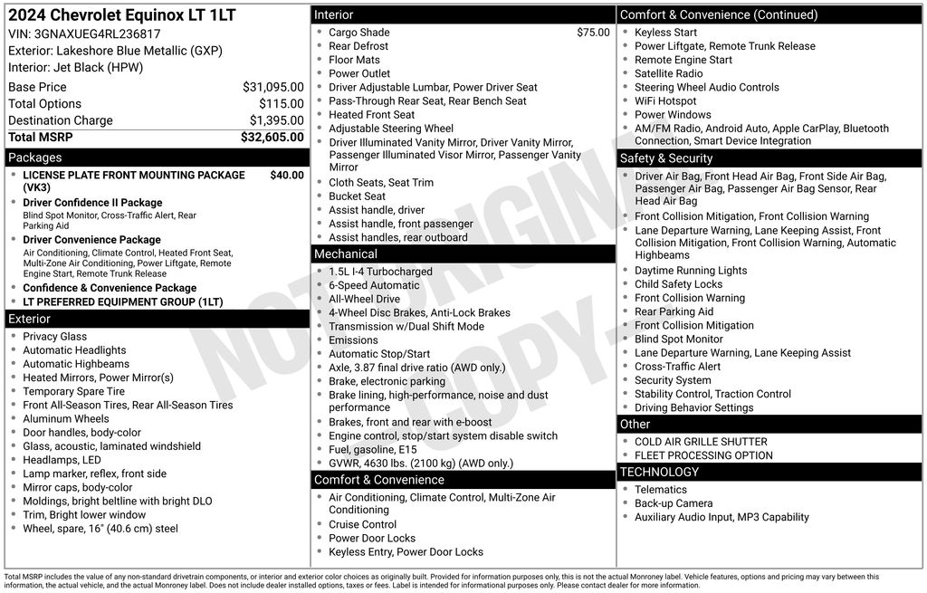 2024 Chevrolet Equinox AWD LT 1.5T's photo