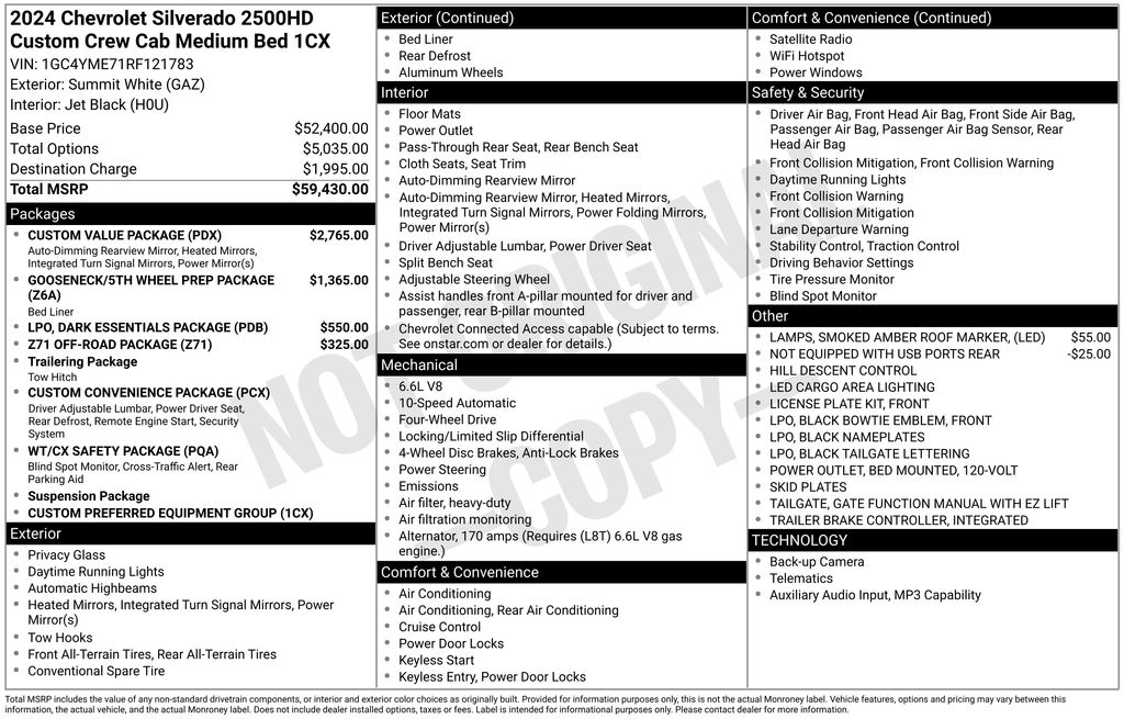 2024 Chevrolet Silverado HD Custom 4WD Crew Cab Standard Box's photo