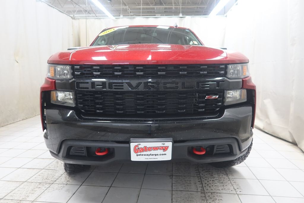 Used 2021 Chevrolet Silverado 1500 Custom Trail Boss Truck Crew Cab