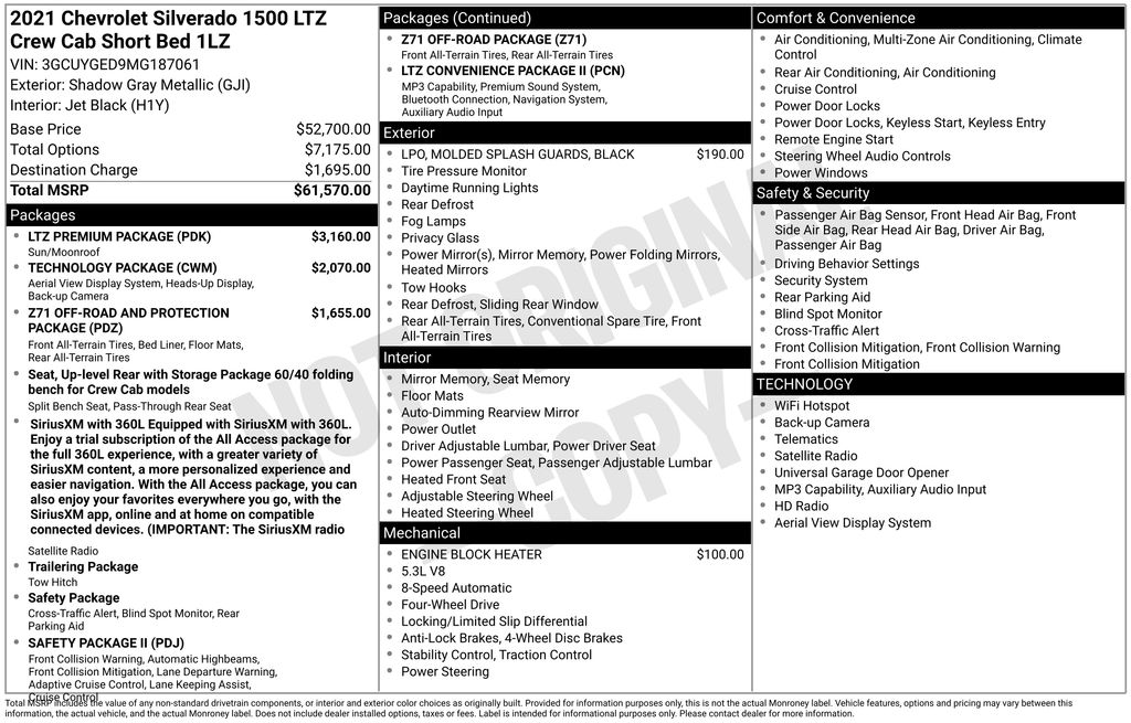 2021 Chevrolet Silverado 1500 LTZ - Photo 6