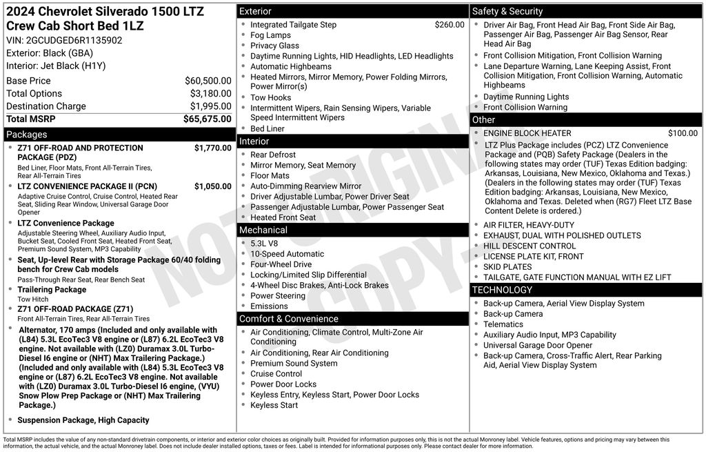 2024 Chevrolet Silverado 1500 LTZ 4X4 Crew Cab Short Box's photo